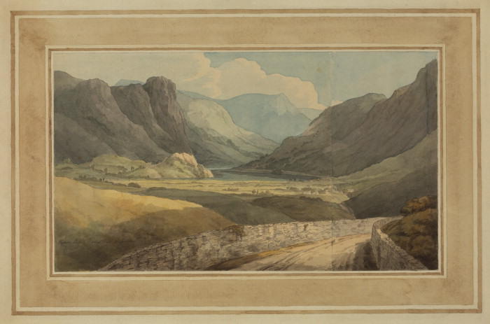 WikiOO.org - אנציקלופדיה לאמנויות יפות - ציור, יצירות אמנות John White Abbott - Thirlmere and Skiddaw, Lake District