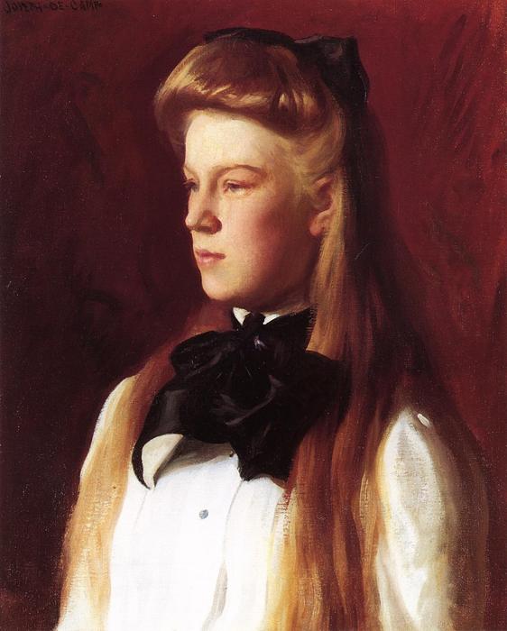 Wikioo.org - The Encyclopedia of Fine Arts - Painting, Artwork by Joseph Rodefer Decamp - Miss Alice Boit