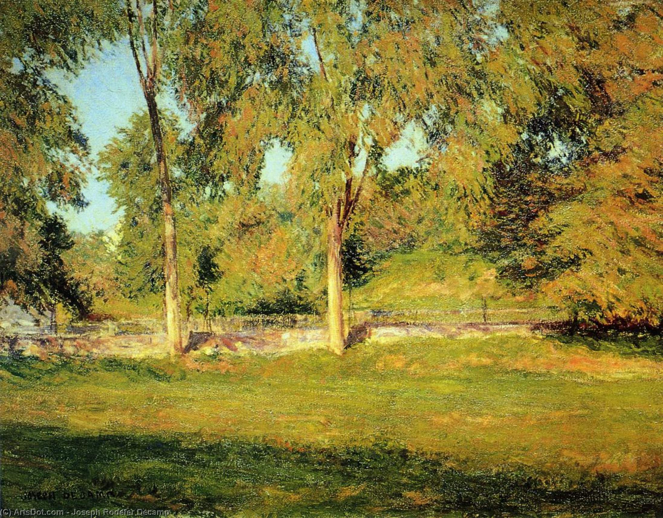 Wikioo.org - The Encyclopedia of Fine Arts - Painting, Artwork by Joseph Rodefer Decamp - September Afternoon