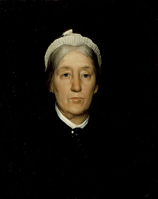 Wikioo.org - The Encyclopedia of Fine Arts - Painting, Artwork by Julian Alden Weir - Portrait of Mrs. Alden Weir