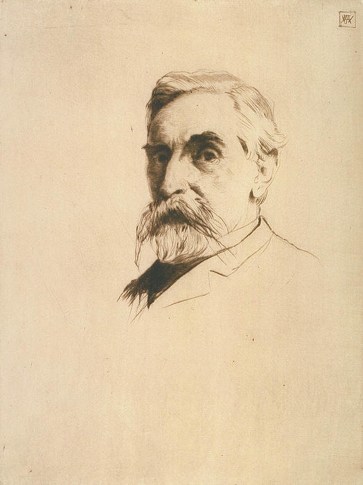 WikiOO.org - Encyclopedia of Fine Arts - Maleri, Artwork Julian Alden Weir - Portrait of Robert Weir