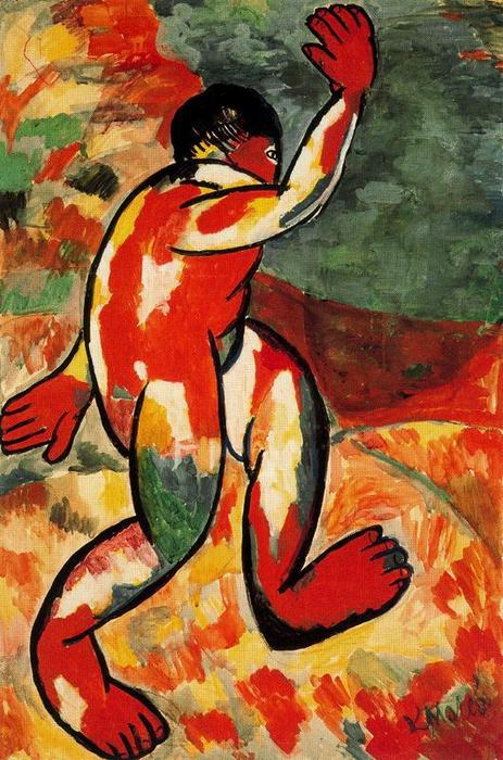 WikiOO.org - Güzel Sanatlar Ansiklopedisi - Resim, Resimler Kazimir Severinovich Malevich - Bather