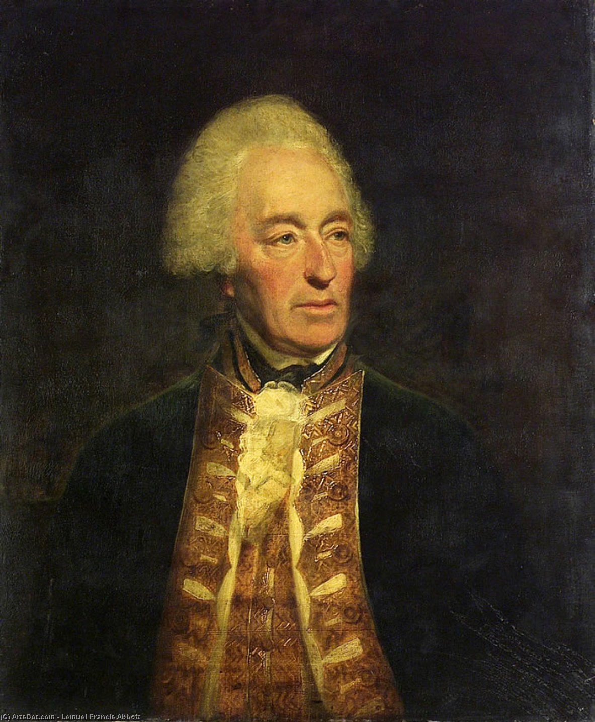 WikiOO.org - Encyclopedia of Fine Arts - Målning, konstverk Lemuel Francis Abbott - Admiral Robert Roddam