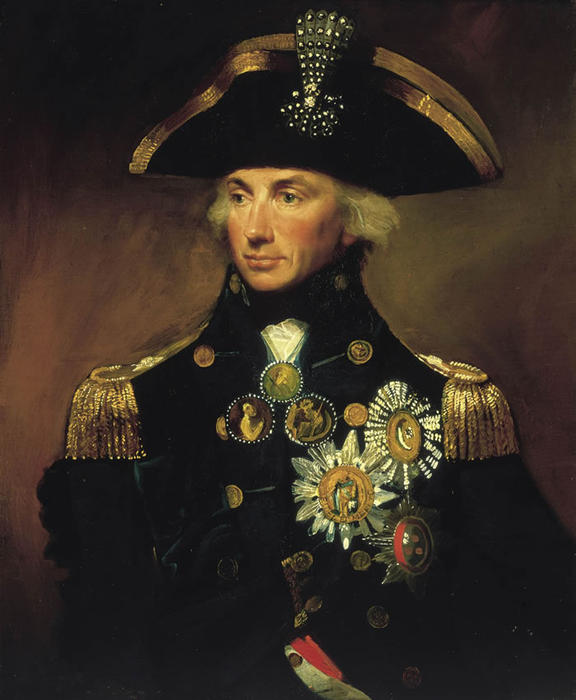 Wikioo.org - Encyklopedia Sztuk Pięknych - Malarstwo, Grafika Lemuel Francis Abbott - Rear-Admiral Sir Horatio Nelson