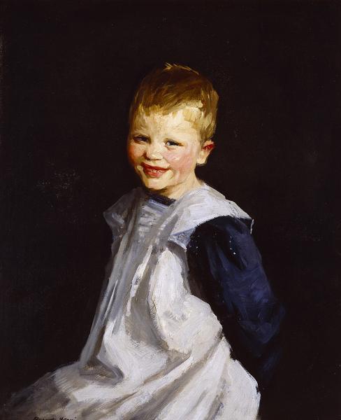 Wikioo.org - The Encyclopedia of Fine Arts - Painting, Artwork by Robert Henri - Dutch Girl Laughing