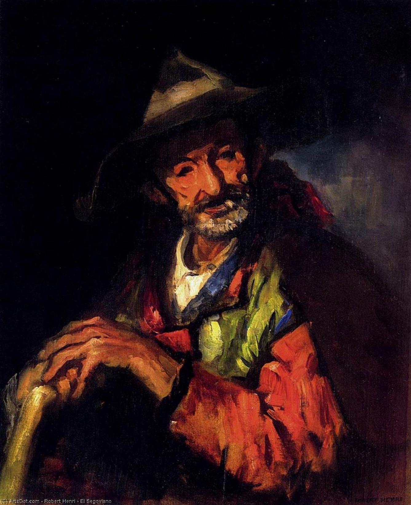 Wikioo.org - The Encyclopedia of Fine Arts - Painting, Artwork by Robert Henri - El Segoviano