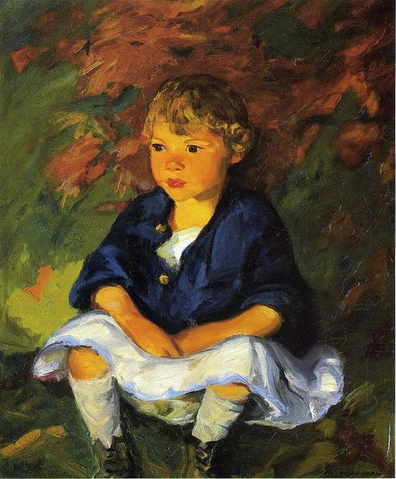 Wikioo.org - The Encyclopedia of Fine Arts - Painting, Artwork by Robert Henri - Little Country Girl
