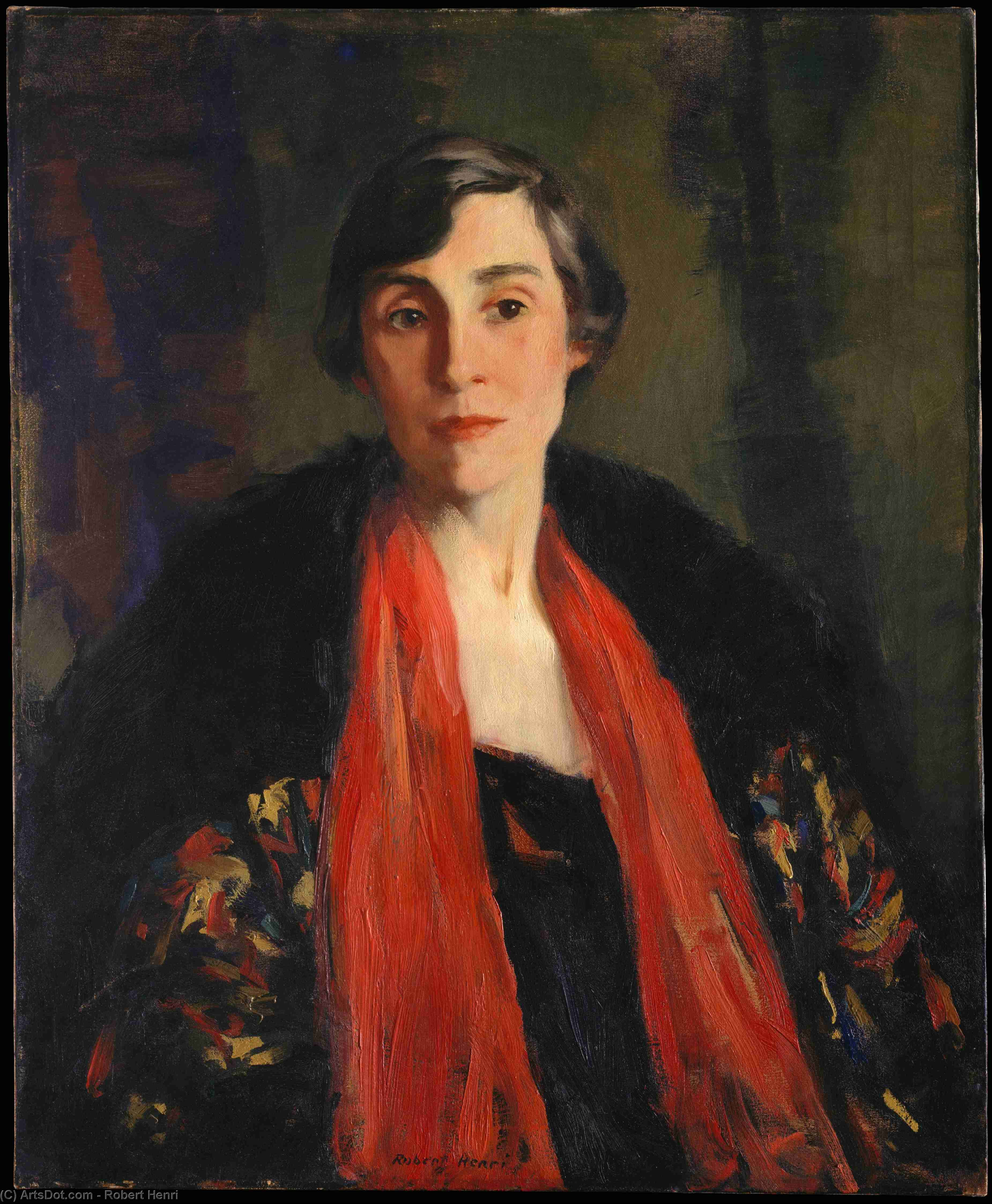 Wikioo.org - The Encyclopedia of Fine Arts - Painting, Artwork by Robert Henri - Mary Fanton Roberts