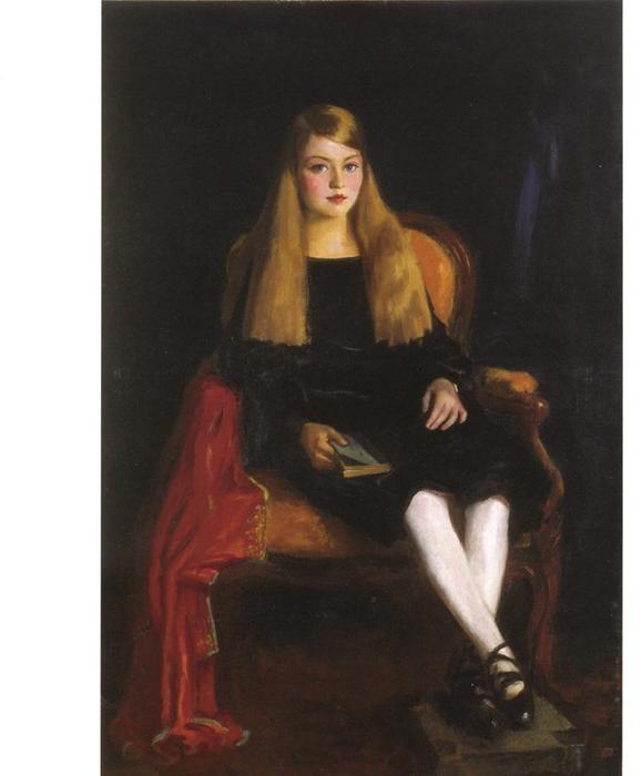 Wikioo.org - The Encyclopedia of Fine Arts - Painting, Artwork by Robert Henri - Portrait of Anne M. Tucker