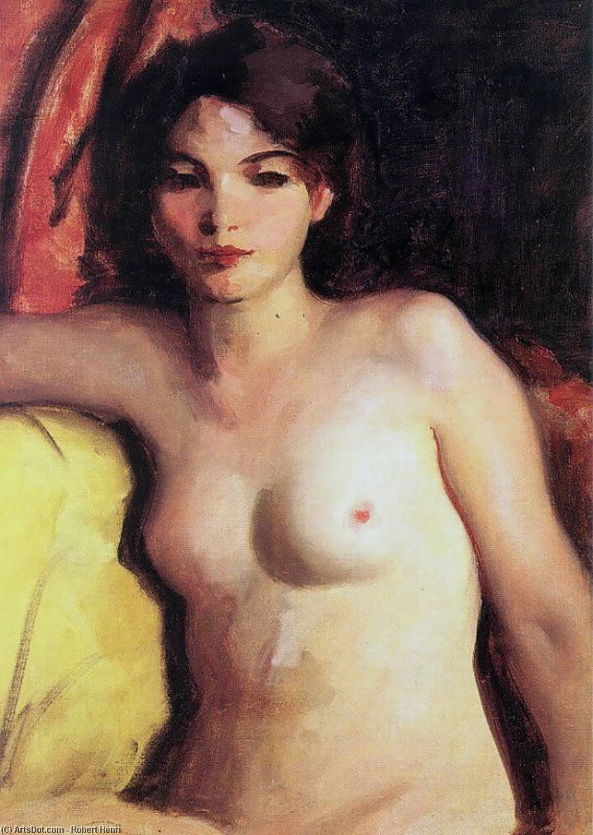 WikiOO.org - Encyclopedia of Fine Arts - Maľba, Artwork Robert Henri - Portrait of Doris Trautman
