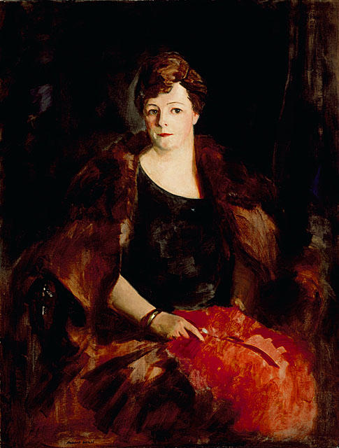 Wikioo.org - The Encyclopedia of Fine Arts - Painting, Artwork by Robert Henri - Portrait of Mrs. William Preston Harrison