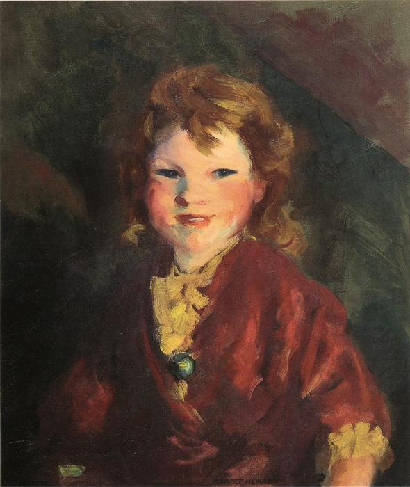 Wikioo.org – La Enciclopedia de las Bellas Artes - Pintura, Obras de arte de Robert Henri - Retrato de Stella