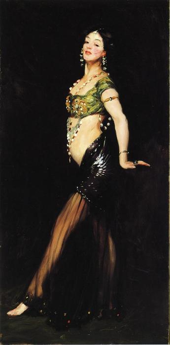 WikiOO.org - Енциклопедія образотворчого мистецтва - Живопис, Картини
 Robert Henri - Salome 1