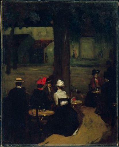 WikiOO.org - Encyclopedia of Fine Arts - Maleri, Artwork Robert Henri - Sidewalk Cafe
