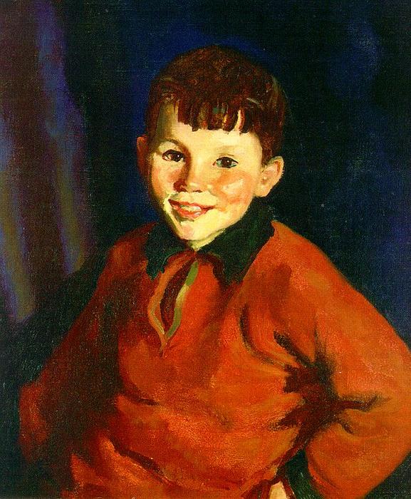 WikiOO.org - 百科事典 - 絵画、アートワーク Robert Henri - トムの笑顔