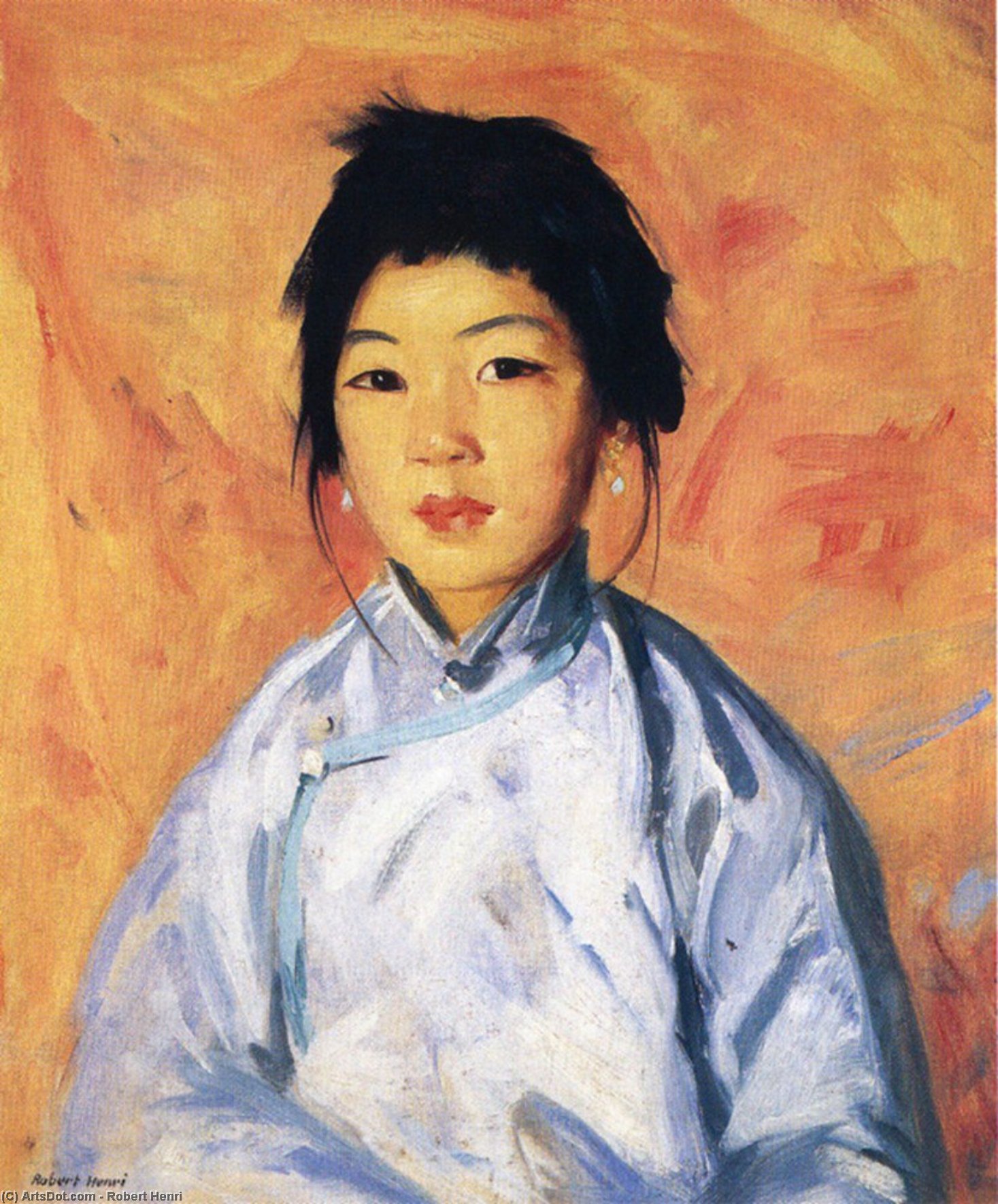 Wikioo.org - The Encyclopedia of Fine Arts - Painting, Artwork by Robert Henri - Tam Gan