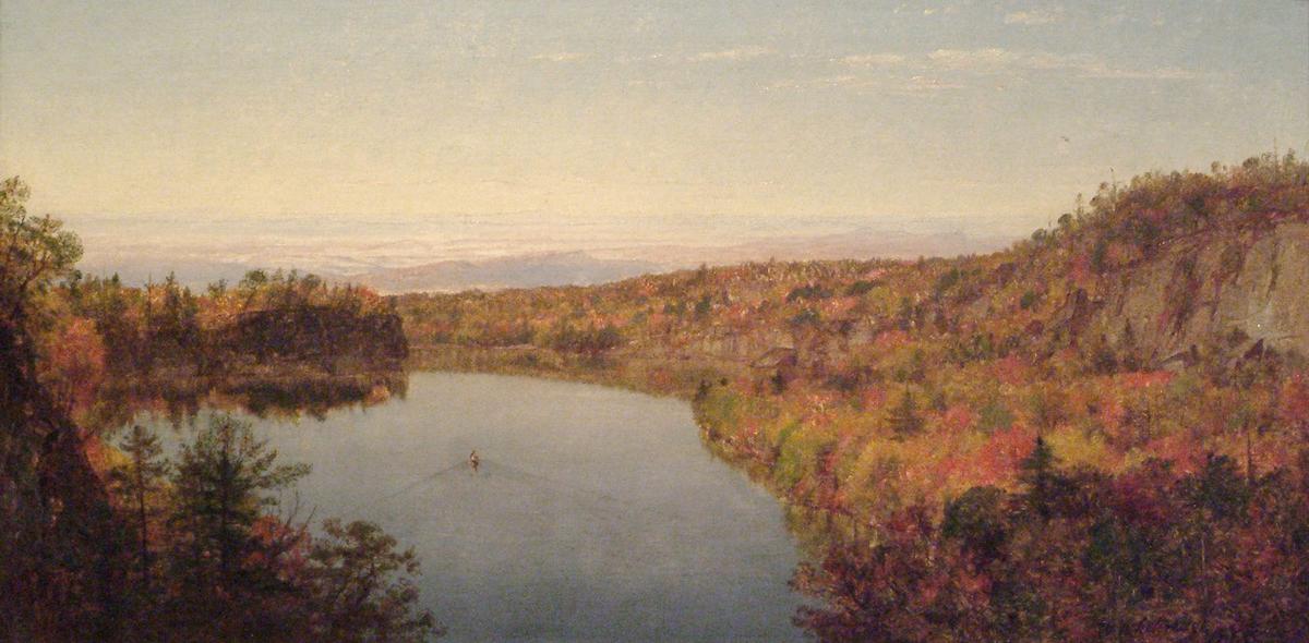 WikiOO.org - دایره المعارف هنرهای زیبا - نقاشی، آثار هنری Thomas Worthington Whittredge - Lake Shawangunk