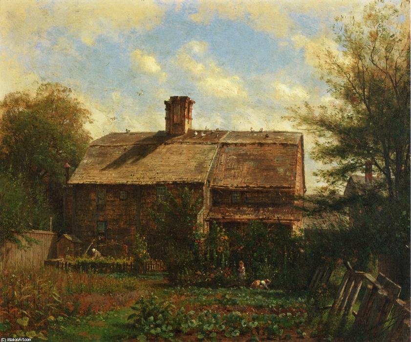 WikiOO.org - Encyclopedia of Fine Arts - Maalaus, taideteos Thomas Worthington Whittredge - Old House, Westport