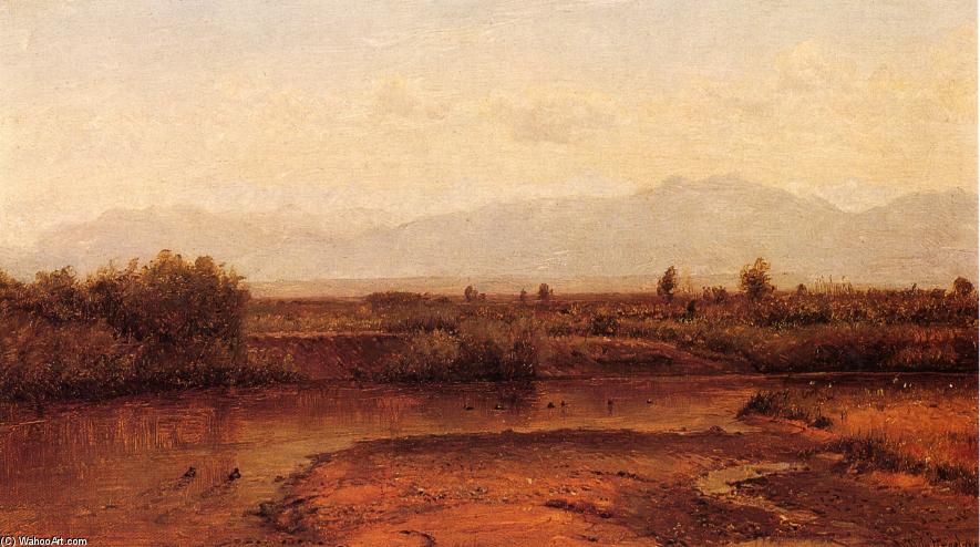 Wikioo.org - The Encyclopedia of Fine Arts - Painting, Artwork by Thomas Worthington Whittredge - On The Cache La Poudre River, Colorado 1