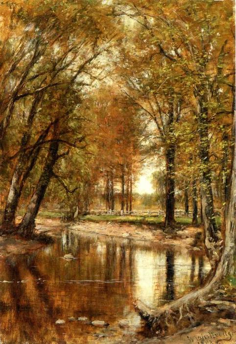 Wikioo.org - The Encyclopedia of Fine Arts - Painting, Artwork by Thomas Worthington Whittredge - Spring on the River