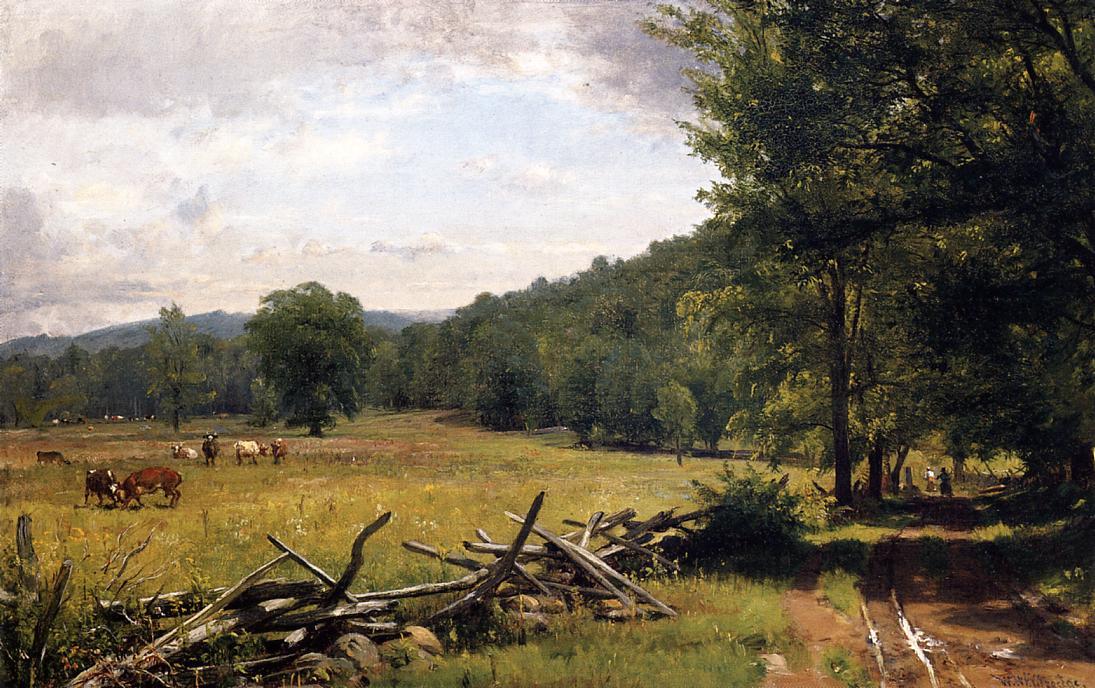 Wikioo.org - The Encyclopedia of Fine Arts - Painting, Artwork by Thomas Worthington Whittredge - The Meadow