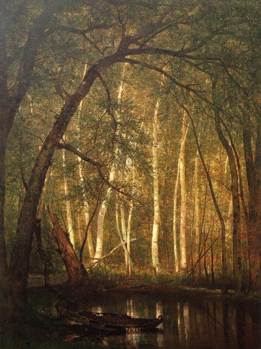 WikiOO.org - 百科事典 - 絵画、アートワーク Thomas Worthington Whittredge - ザー 古い 狩猟 グラウンド 1