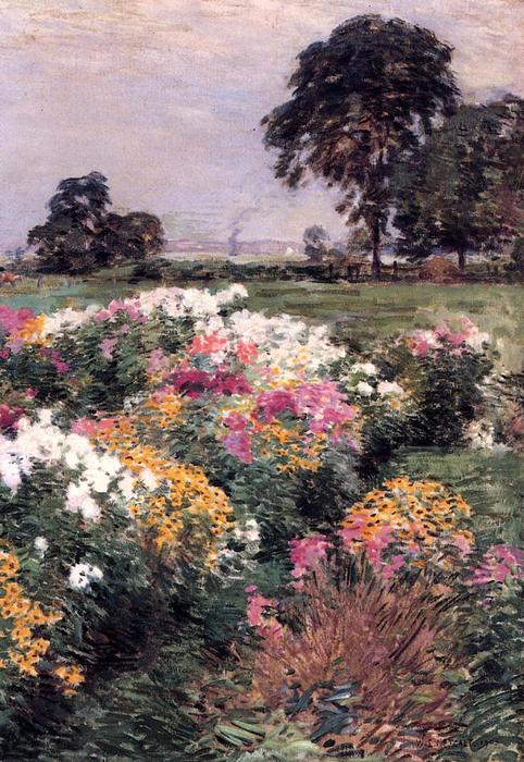 Wikioo.org - The Encyclopedia of Fine Arts - Painting, Artwork by Willard Leroy Metcalf - Purple, White and Gold