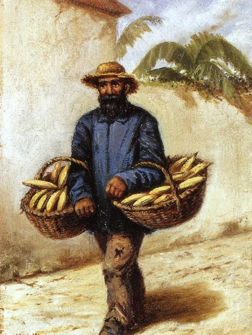 Wikioo.org - The Encyclopedia of Fine Arts - Painting, Artwork by William Aiken Walker - Banana Peddler Of Greenville, Mississippi