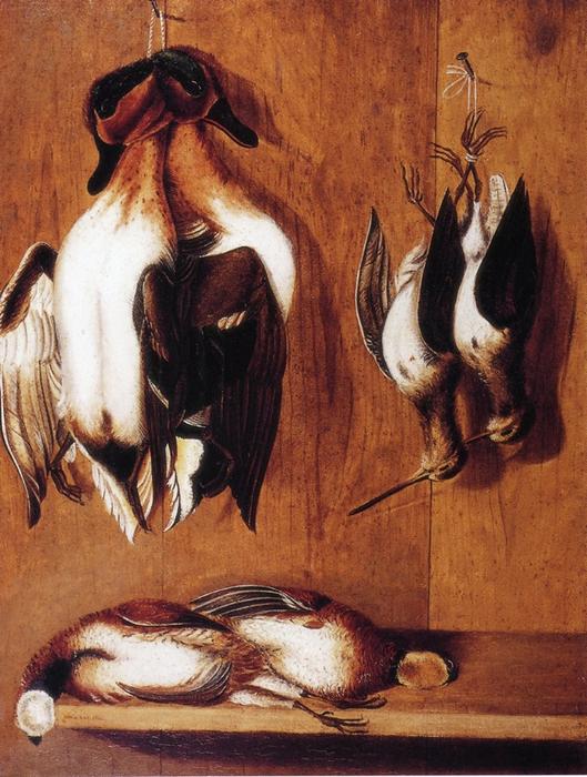 WikiOO.org - Encyclopedia of Fine Arts - Schilderen, Artwork William Aiken Walker - Ducks, Bobwhites, and Woodcocks