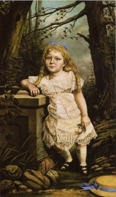 WikiOO.org - Encyclopedia of Fine Arts - Maľba, Artwork William Aiken Walker - Portrait of Miss Percy Ferguson, Greenville, Mississippi