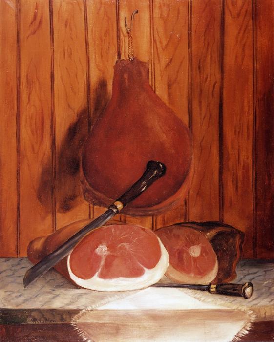 WikiOO.org - Encyclopedia of Fine Arts - Maľba, Artwork William Aiken Walker - Smoked Ham at the Bonnie Crest Inn, North Carolina