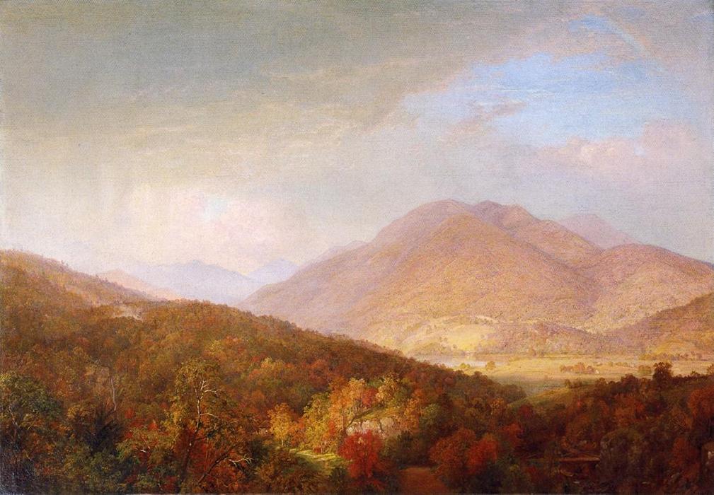 Wikioo.org - The Encyclopedia of Fine Arts - Painting, Artwork by William Trost Richards - Autumn in the Adirondacks
