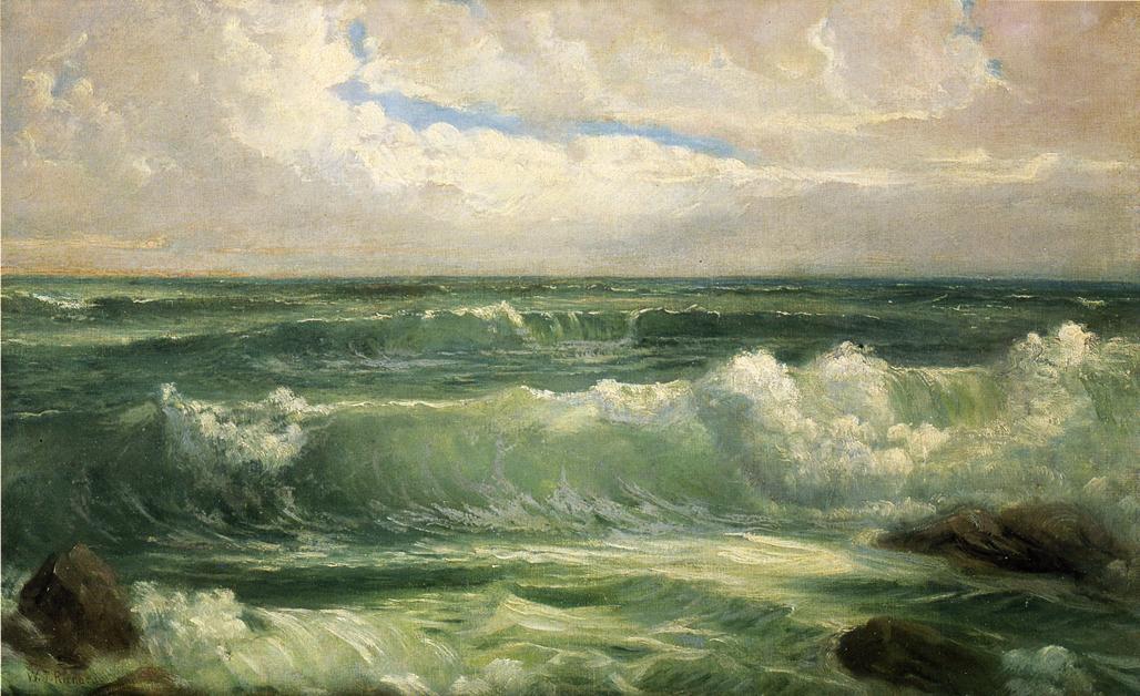 Wikioo.org - The Encyclopedia of Fine Arts - Painting, Artwork by William Trost Richards - Breakers