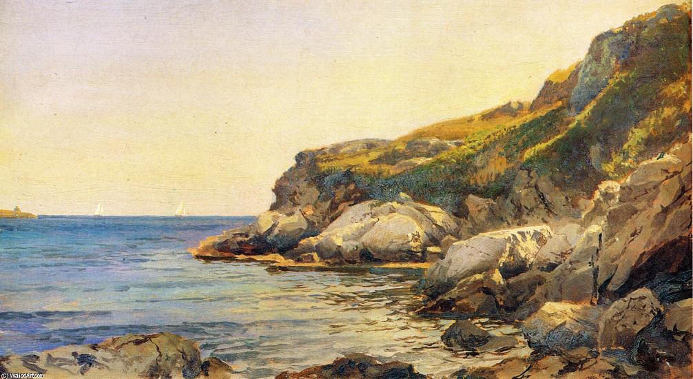 Wikioo.org - The Encyclopedia of Fine Arts - Painting, Artwork by William Trost Richards - Conanicut