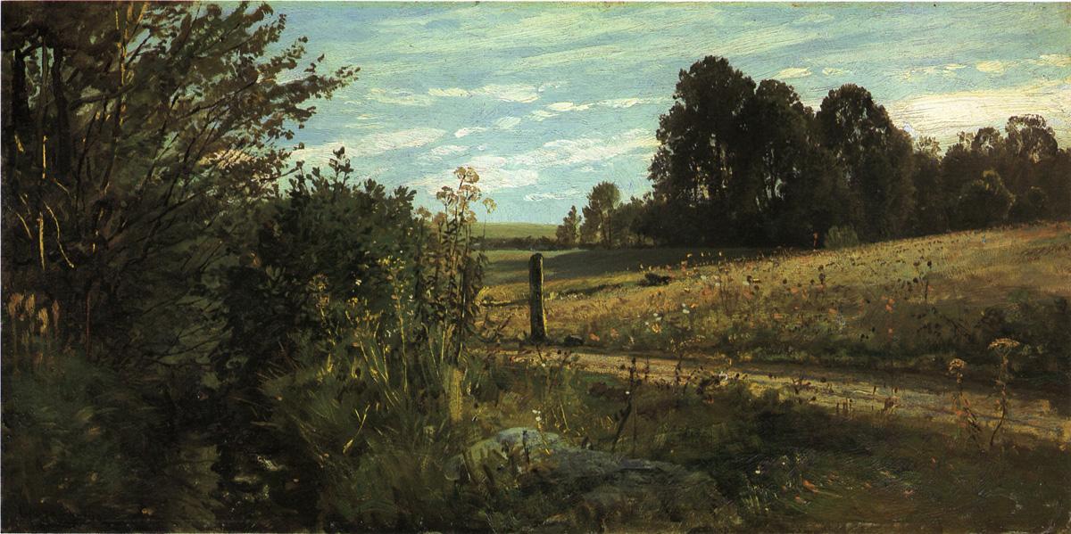 Wikioo.org - The Encyclopedia of Fine Arts - Painting, Artwork by William Trost Richards - Country Lane