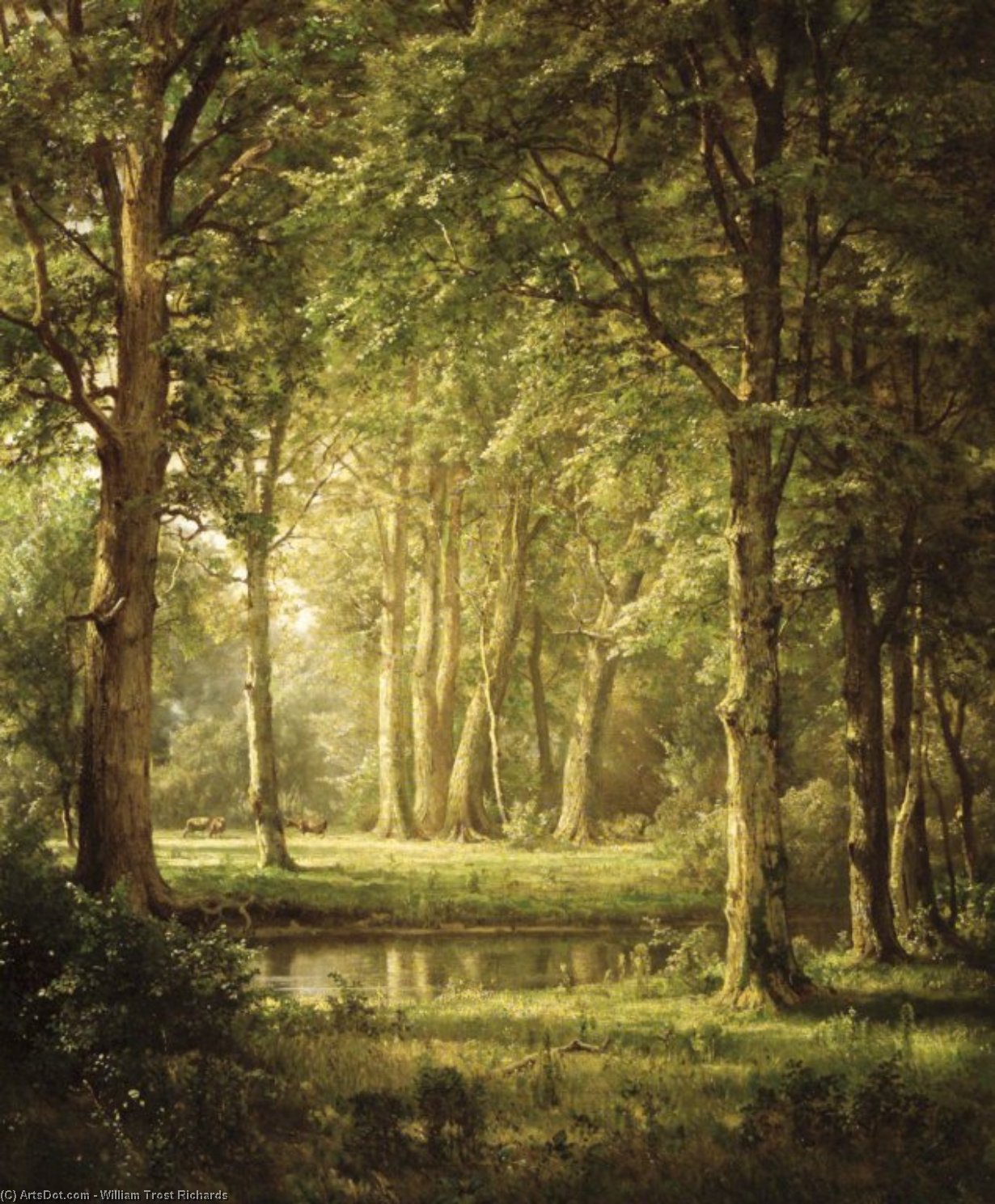 Wikioo.org - The Encyclopedia of Fine Arts - Painting, Artwork by William Trost Richards - Early Summer
