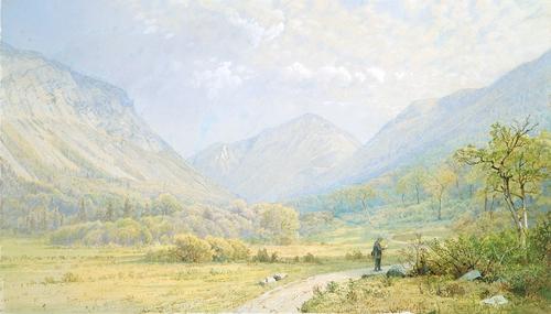 Wikioo.org - The Encyclopedia of Fine Arts - Painting, Artwork by William Trost Richards - Franconia Notch, New Hampshire