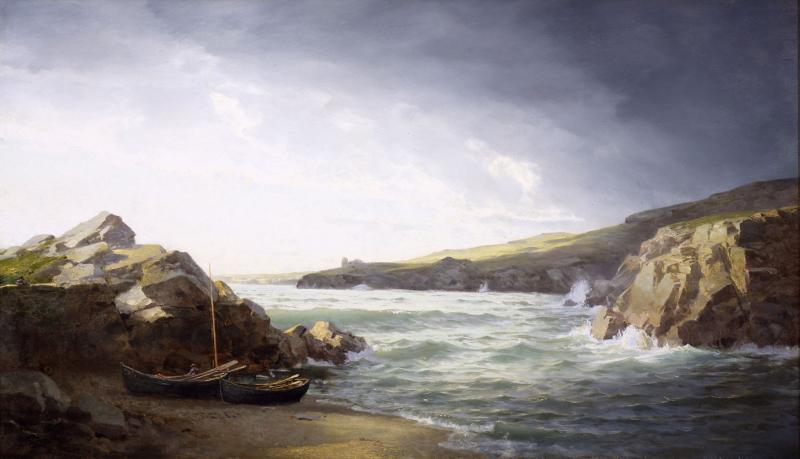 Wikioo.org - The Encyclopedia of Fine Arts - Painting, Artwork by William Trost Richards - Gathering Cold