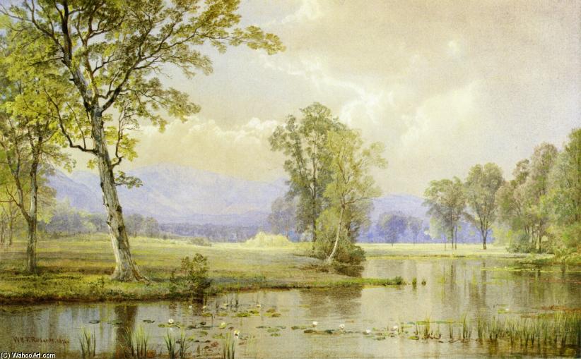 Wikioo.org - The Encyclopedia of Fine Arts - Painting, Artwork by William Trost Richards - Landscape 1