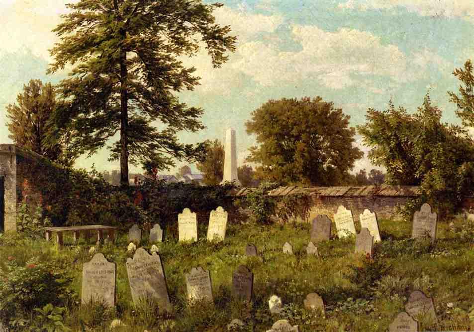 WikiOO.org – 美術百科全書 - 繪畫，作品 William Trost Richards - Leverington公墓