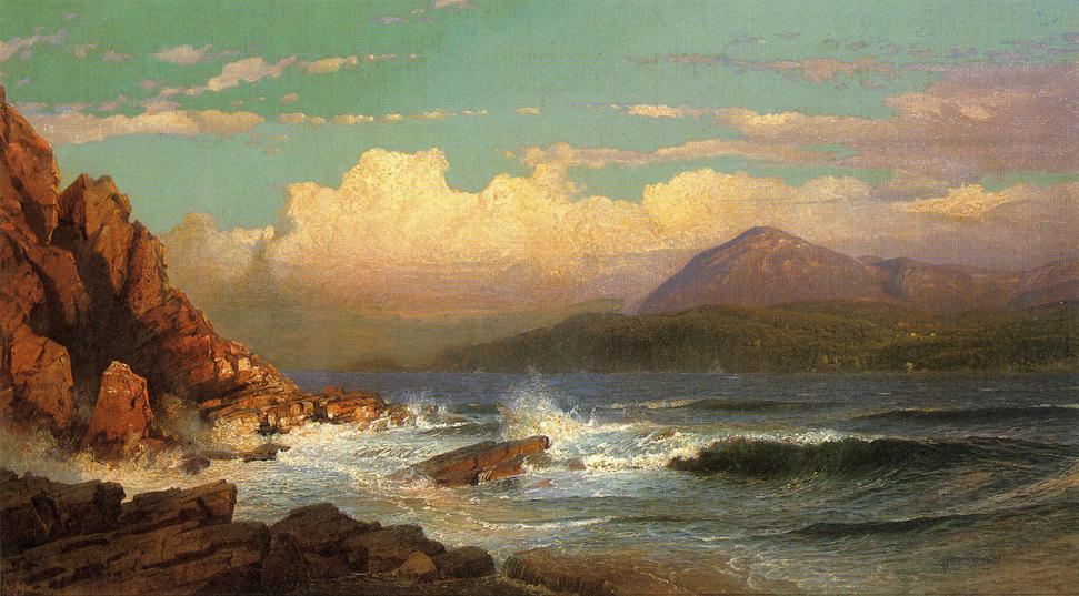 Wikioo.org – L'Encyclopédie des Beaux Arts - Peinture, Oeuvre de William Trost Richards - Mt . Désert , Du maine