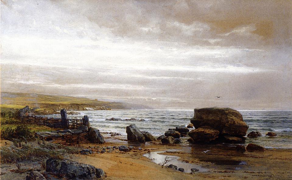 Wikioo.org - The Encyclopedia of Fine Arts - Painting, Artwork by William Trost Richards - New England Coast