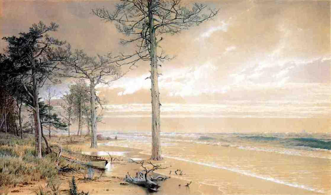 Wikioo.org - The Encyclopedia of Fine Arts - Painting, Artwork by William Trost Richards - Off Atlantic City