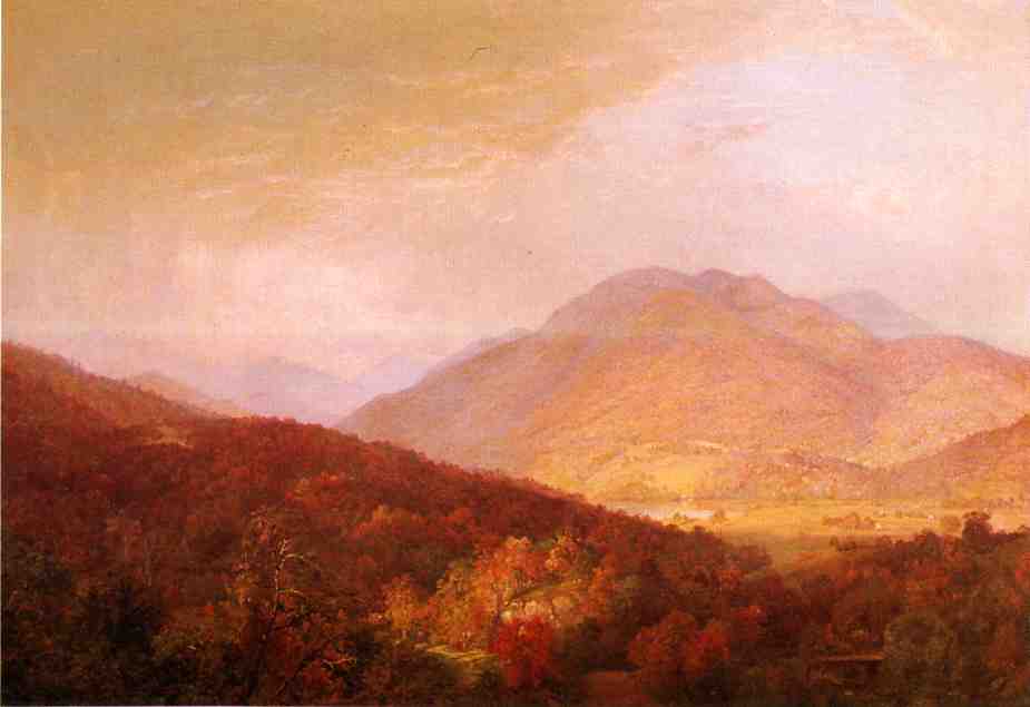WikiOO.org - Енциклопедия за изящни изкуства - Живопис, Произведения на изкуството William Trost Richards - Passing Autumn Rain