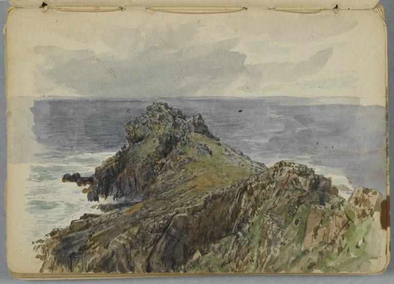 Wikioo.org - The Encyclopedia of Fine Arts - Painting, Artwork by William Trost Richards - Sketchbook. English Coastal Scenery