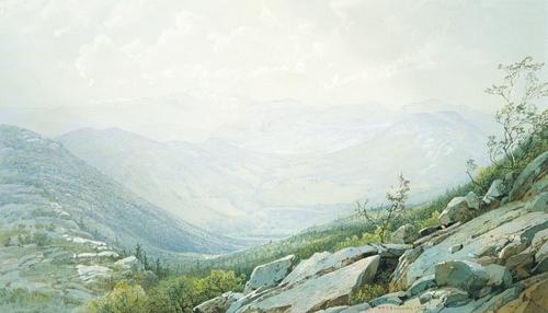 WikiOO.org – 美術百科全書 - 繪畫，作品 William Trost Richards - 摩 华盛顿  范围  从  安装  卡尔萨基