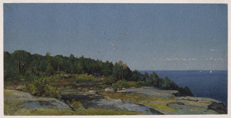 Wikioo.org - The Encyclopedia of Fine Arts - Painting, Artwork by William Trost Richards - The Sakonnet River