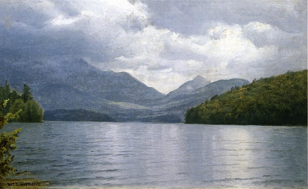 Wikioo.org - The Encyclopedia of Fine Arts - Painting, Artwork by William Trost Richards - Wilmington Notch, Lake Placid, New York