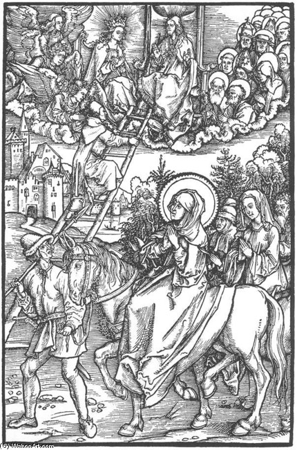 WikiOO.org - Encyclopedia of Fine Arts - Målning, konstverk Albrecht Durer - Illustration To Revelationes Sancte Birgitte 1