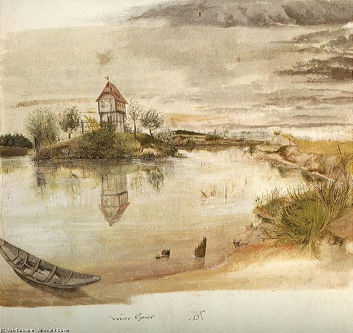 WikiOO.org - Енциклопедия за изящни изкуства - Живопис, Произведения на изкуството Albrecht Durer - Island Abode
